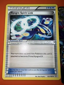 Pokemon TCG Primal Kyogre EX Full Art Holo 149/160 - Image 2