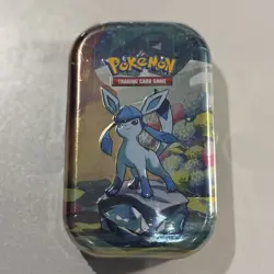 Pokemon Prismatic Evolutions Glaceon Mini Tin |New & Sealed ✅ | Fast shipping ✅ - Image 1