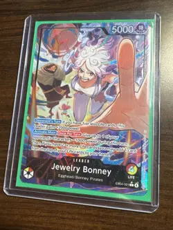 One Piece TCG OP15 -EB04 Jewelry Bonney Leader Alt Art EB04-001 NM - Image 1