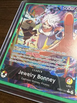 One Piece TCG OP15 -EB04 Jewelry Bonney Leader Alt Art EB04-001 NM - Image 2