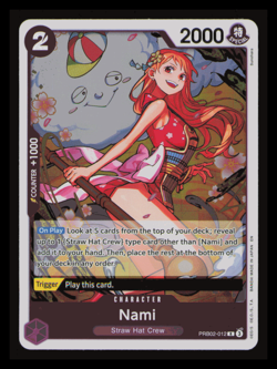 One Piece TCG Nami PRB02-012 R Foil The Best Vol. 2 English NM CCG - Image 1