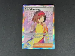 Erika's Invitation 196/165 Pokemon 151 Ultra Rare Full Art Holo Pokemon Card - Image 1