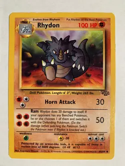 Pokemon Card / Carte Rapidash 44/64 Wizards ( Jungle ) Ver Eng - Image 1