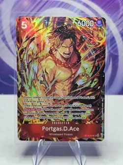 Portgas.D.Ace (Illustration Box Vol.5) SR One Piece Promotion Cards ST15-005 NM - Image 1