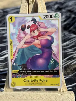 Bandai One Piece CCG Charlotte Poire OP08-104 Two Legends Character Card - Image 1