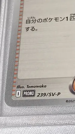 Pokemon Center Lady 239/SV-P Japanese Promo 2025 Pokemon Card Gym Stamp NM - Image 3