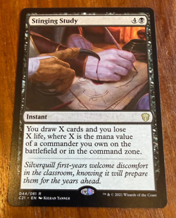 Stinging Study | Normal | Commander 2021 44 | Near Mint - Image 1