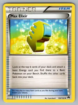 Max Elixir Uncommon XY - BREAKpoint 102/122 Pokemon NM - Image 1