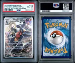 Cynthia's Garchomp ex 232/182 PSA 10 Pokemon 2025 SIR Destined Rivals SV10 - Image 3