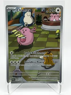 Pokemon TCG Chansey Illustration 187/167 Twilight Masquerade - Image 1