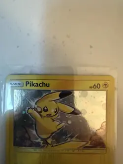 Pokemon Pikachu SM98 Sun & Moon Promos Promo Holo Basic HP60 Tail Whap - Image 2