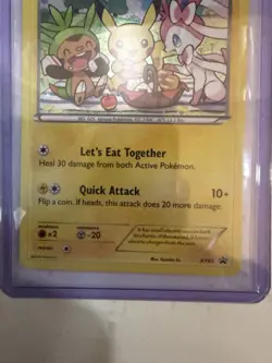 Pokemon Pikachu XY95: XY Black Star Promo Holo Basic HP 60 Quick Attack - Image 3