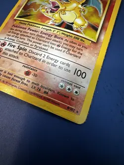 1999 Pokemon Charizard 4/102 Base Set Holo Rare WOTC Vintage READ - Image 3