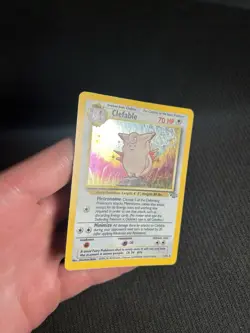 Pokemon TCG Clefable 1/64 Jungle Holo Rare MP - Image 4