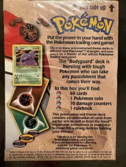 Pokemon Fossil BodyGuard Theme Deck 1999 Wizards of the Coast Koffing Muk Holo - Image 2