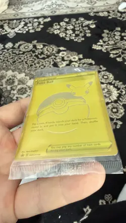 Pokemon TCG Pikachu V SWSH145 & Poke Ball SWSH146 Gold Celebrations UPC - Sealed - Image 3