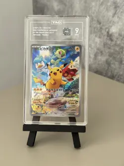 2022 Pokemon Scarlet & Violet Pre-Order #001/SV-P Pikachu Art Rare Promo TAG 9 - Image 1