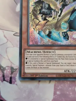 Yugioh Gizmek Uka, the Festive Fox of Fecundity ETCO-EN031 Secret Rare 1st Ed NM - Image 4