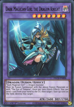 Dark Magician Girl the Dragon Knight - DLCS-EN006 - PURPLE Ultra Rare - Yugioh - Image 1