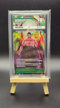 One Piece TCG - Roronoa Zoro OP06-118 SEC Parallel Alt Art - ACE 10 - Image 1
