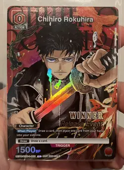 Chihiro Rokuhira Winner Foil - UEPR /KGR-1-055 MP - Union Arena - Image 1