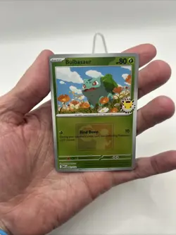 001/132 Bulbasaur 2026 Pokemon Day League Stamped Promo Card Mega TCG Play - Image 4