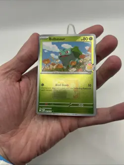 001/132 Bulbasaur 2026 Pokemon Day League Stamped Promo Card Mega TCG Play - Image 5
