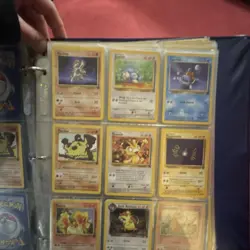 Pokemon Base Set Binder Lot Wizards 1999 Charmander Ponyta Trainer Energy Cards - Image 5