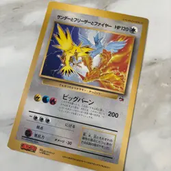 Pokemon Special Jumbo Card Thunder, Freezer and Fire - Image 1
