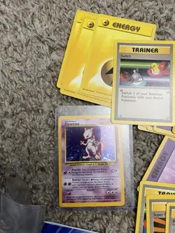 1999 Pokemon Zap! Base Set Theme Deck Holo Mewtwo 742818060585 - Image 2