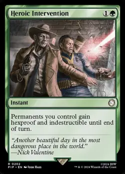 Heroic Intervention - Non-Foil - Fallout - 202 | MTG Card - Image 1