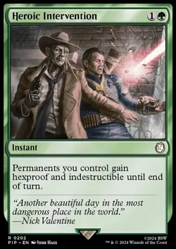 Heroic Intervention - Non-Foil - Fallout - 202 | MTG Card - Image 3