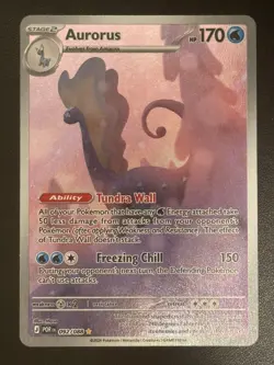 Aurorus 92/88 Illustration Rare Holo Card - Pokemon Perfect Order Near Mint - Image 3