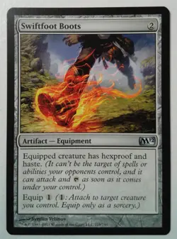 Swiftfoot Boots *Uncommon* Magic MtG x1 M12 SP - Image 1