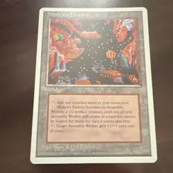 Magic: The Gathering Mishra's Factory x4 Land 1995 Kaja & Phil Foglio English - Image 2