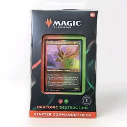 Starter Commander Deck - Draconic Destruction MTG Brand New Sealed - Image 1