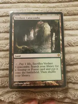 1x MTG Magic The Gathering TCG Verdant Catacombs Land Rare - Zendikar - Image 1