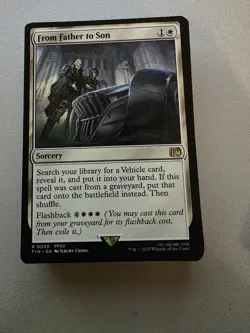MTG - From Father to Son - Final Fantasy NM/M Condition - Image 1