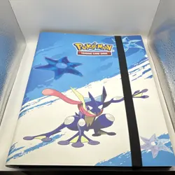 Ultra PRO Pokemon Greninja 9-Pocket Binder Acid-Free PVC-Free Blue White - Image 1