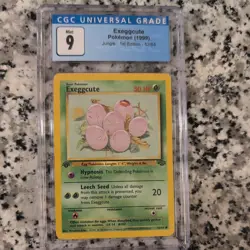 CGC 9 MINT Exeggcute 1st Edition Jungle 52/64 Pokemon 1999 Non-Holo - Image 1