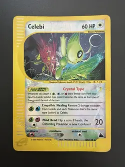 Pokemon Celebi Reverse Skyridge Rara No Holo No Shining Charizard Eng - Ing - Image 1