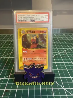 2002 Pokemon Japanese Magcargo Holo 1st Edition Split Earth #020 PSA 10 GEM MT - Image 1