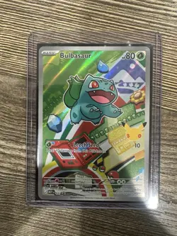 Bulbasaur MEP 037 First Partner Illustration Rare Promo 30th Anniversary Pokemon - Image 1