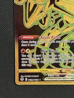 Pokemon Rayquaza VMAX Secret Rare Rapid Strike Full Art Holo TG29/TG30 - Image 2