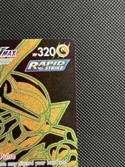 Pokemon Rayquaza VMAX Secret Rare Rapid Strike Full Art Holo TG29/TG30 - Image 4