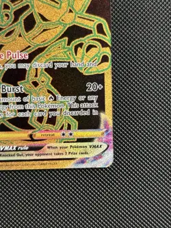 Pokemon Rayquaza VMAX Secret Rare Rapid Strike Full Art Holo TG29/TG30 - Image 5