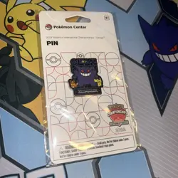 2024 Pokemon Center International Championship Gengar Pin NAIC - Image 1