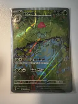 Ivysaur 167/165 Pokemon 151 Full Art Illustration Rare English TCG - Image 1