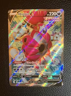 Pokemon TCG Hoopa v 253/264 Fusion Strike Full Art - Image 1