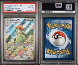LILLIGANT 092 2025 POKEMON BLK EN-BLACK BOLT ILLUSTRATION RARE PSA 10 GEM MINT - Image 3
